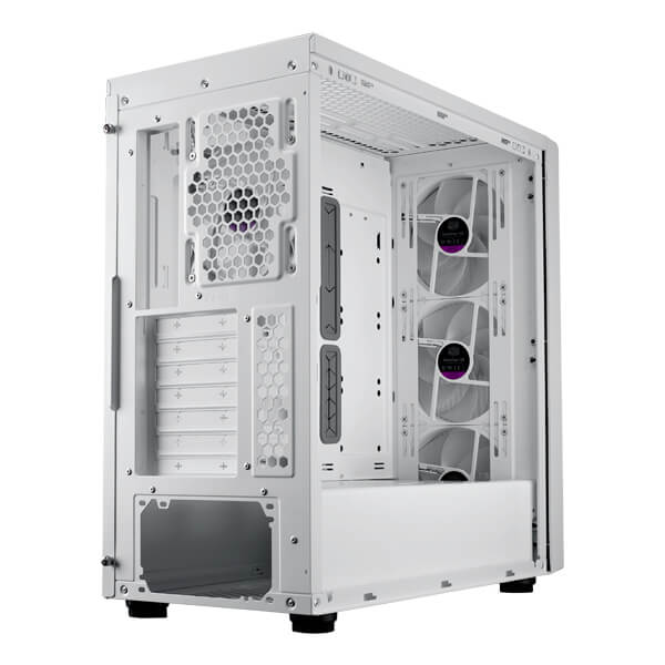 Cooler Master MasterBox 600 ARGB White E-ATX Mid Tower Case